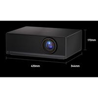 Projecteur DLP LED 4K UHD HDR 7000 ANSI lumens avec double laser bleu-rouge, puce DMD de 0,78 pouces, objectif interchangeable, pour musée, exposition, home cinéma