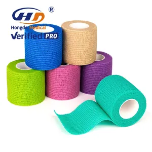 High quality heavy adhesive elastic bandage sports self adhesive bandage