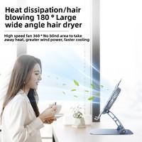 Support d'ordinateur portable en aluminium réglable avec ventilateur de refroidissement, ergonomique, pliable et portable pour bureau et studio