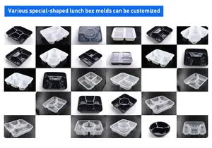 Pneumatische Fastfood Tray Lunch Box Sealer Automatische Tray Sealer Beef Vacuum Skin Pack Versiegelung maschine