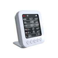 Moniteur de qualité de l'air PT05 Capteur HCHO/TVOC/PM2.5/Co2 Détecteur de gaz avec module Lora Système de thermostat à solution d'air LOT pour HVAC