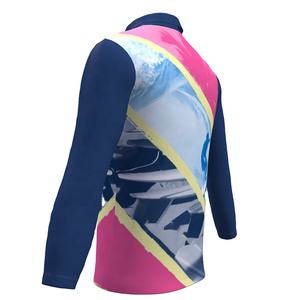 Polo deportivo de manga larga para hombre, estampado por sublimación - Product Image 3