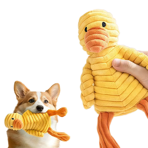 कुत्ते ने मुखर स्व-ही बोरियत राहत कलाकृतियों मोलर पालतू पिल्ला प्रशिक्षण इंटरैक्टिव गुड़िया खिलौना - Product Image 2