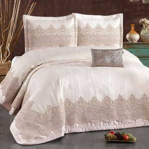 ชุดเครื่องนอนผ้าเชนิลล์หรูหรา 4 ชิ้น ป้องกันไรฝุ่น ทนทาน - Product Image 1
