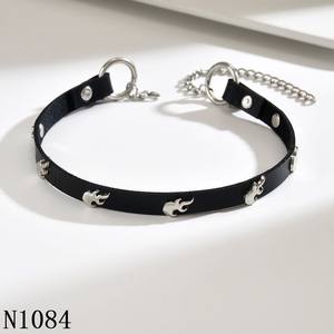 Punk Style PU <strong>Leather</strong> Personalized Fashion <strong>Necklace</strong> for Women and <strong>Men</strong> - Product Image 4