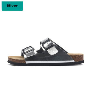 Sandali personalizzati da uomo e da <span class=keywords><strong>donna</strong></span> con tacco piatto in Sole di <span class=keywords><strong>sughero</strong></span> pantofole con plateau doppiopetto con fibbia scarpe esterne - Product Image 6