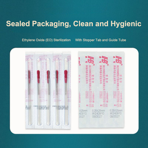 Aghi per Agopuntura Sterili EO con Tubo Guida, Indolore, Calibro Sottile, Monouso, Dispositivo Terapeutico Stile Giapponese - Product Image 3