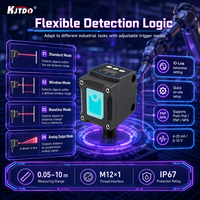 Sensor Jarak Laser KJT-D Garansi 18 Bulan 10M IO-Link Keandalan Tinggi Kelas Industri