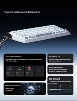 Clavier de jeu magnétique à effet Hall MCHOSE ACE68 V2, 68 touches, déclenchement rapide, taux de polling 8000 Hz, précision 0,001 mm, RGB, FPS, Esports