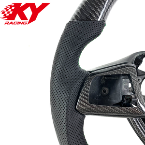 Accesorios interiores para automóviles, volante deportivo personalizado de fibra de carbono y cuero para Maserati Ghibli, Levante y Quattroporte - Product Image 2