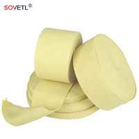 Sangle de mèche en aramide Fire Poi Strap tissée Jugging Fire Flow Festival Torch Show Kevlars Flame Strap For fire props