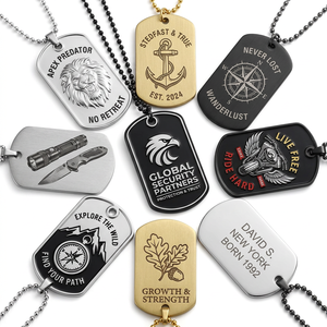 Placa de Identificación Personalizada para Perros, Grabada en 2D y 3D con Logotipo, de Metal, con Esmalte Suave, con Mensaje y Letras, Colgante para Collar - Product Image 5