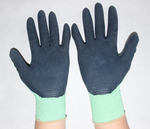 Suncend 13G نايلون بلام طلاء رغوة صغيرة قفازات العمل النتريل - Product Image 4