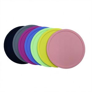 Ww520 Custom Printed Logo Promotional 3D Pattern Round Silicone for <b>Drink</b> Cup Mat Set Soft Pvc Rubber <b>Coaster</b> - Product Image 2