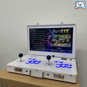Console de <span class=keywords><strong>Jeu</strong></span> d'Arcade Portable 29800+ Jeux Classiques HD 21 Pouces avec Joystick Rétro pour Jeux de <span class=keywords><strong>Combat</strong></span>, en Métal, Version Anglaise - Product Image 1