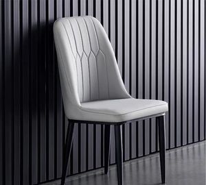 Sedia da Pranzo Moderna con Struttura <span class=keywords><strong>in</strong></span> Metallo e Rivestimento Rimovibile <span class=keywords><strong>per</strong></span> <span class=keywords><strong>Soggiorno</strong></span>, Hotel, Camera da Letto, Scuola, Ospedale, Parco, Palestra, Villa - Product Image 4