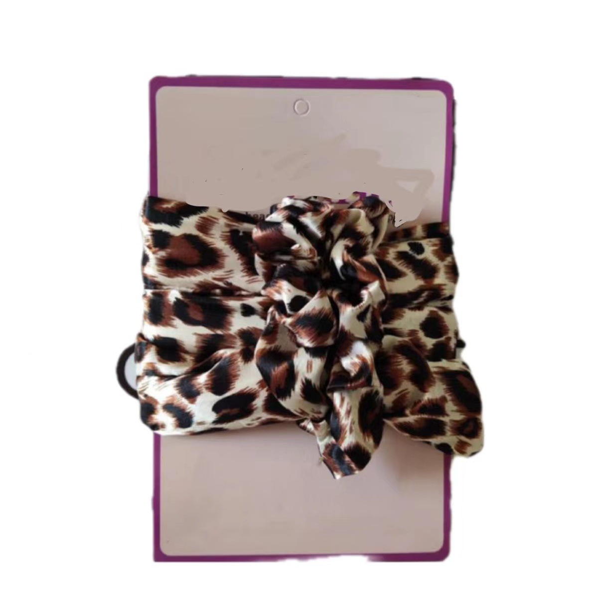 Estampado de Leopardo 3 (1 rizador, 2 anillos para rizar) con tarjeta.