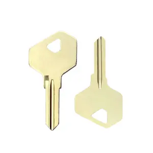 กุญแจล็อคประตูทำจากทองเหลืองขนาดเล็กกุญแจว่างมีหลายสี C290R ปั๊มแบบกำหนดเอง