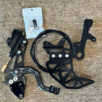 Kit de modification pour moto électrique tout-terrain Surron Ultra Bee, frein arrière hydraulique à double étrier, support de frein à pied, aluminium CNC 7075, performance professionnelle
