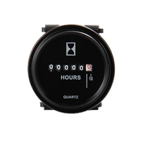 (0 à 99999.9 heures) DC 10V-80V Qualité 6 chiffres Compteur horaire numérique Compteur de temps Minuterie à quartz Compteur horaire