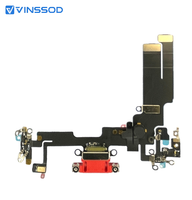 Adaptateur de réparation pour téléphone portable pour iPhone 14, câble flexible de port de charge, connecteur de dock, câble flexible de remplacement, vente en gros OEM