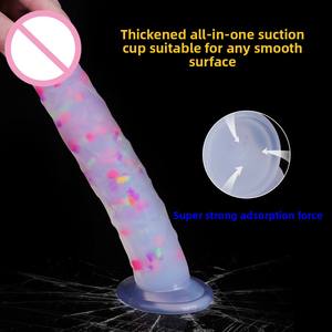 Dildo de Gelatina de Cristal Realista Súper Suave de Silicona con Ventosa - Product Image 4