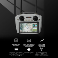 Skydroid G12 2.4GHz/5.8GHz télécommande double bande 5.5 pouces 1080P affichage haute définition 20KM Transmission d'image numérique métal