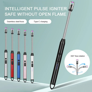 FREN FR-887 Vente en gros Briquet à bougie LED rechargeable USB pour barbecue, cadeaux, alliage de zinc - Product Image 2