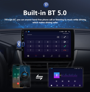 Phổ 9/10 <span class=keywords><strong>inch</strong></span> phổ 2 DIN <span class=keywords><strong>Android</strong></span> 12 Car DVD Player đa phương tiện QLED màn hình cảm ứng <span class=keywords><strong>5</strong></span> gam Wifi đài phát thanh BT FM GPS xe Stereo - Product Image 6