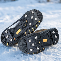 Crampons à glace à 8 pointes, antidérapants, pour l'hiver, fabriqués directement en usine, pour la neige et la glace