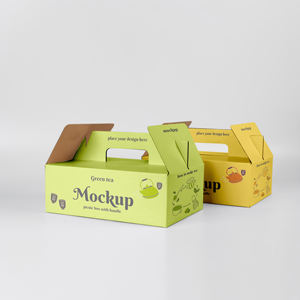 Caja plegable de papel para cerezas personalizada por el fabricante, caja de embalaje para almacenamiento de frutas de cartón ecológico. - Product Image 3