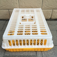 Cage de transport de poulet de volaille en plastique de haute qualité/boîte de transport de volaille
