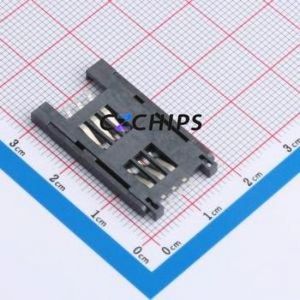 XDSM-0626-0631 SIM Card Connector SMD Connector Self-Return Type 2.3mm - Product Image 2
