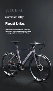 Vélo de route en alliage d'aluminium, 18 vitesses, Blueprint R5, freins à disque mécaniques, course, routes accidentées - Product Image 2