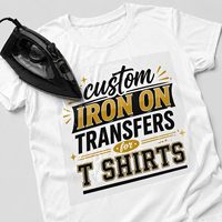 Transferts DTF personnalisés prêts à poser avec encre blanche, transfert thermique personnalisé pour vêtements avec logo, photo, texte, autocollants en tissu DIY