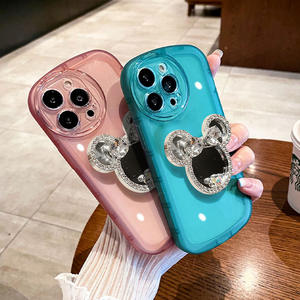 Offre Spéciale De Luxe Dessin Animé Belle <span class=keywords><strong>Mickey</strong></span> Minnie Téléphone Cas Avec Miroir TPU Couvre Pour <span class=keywords><strong>iPhone</strong></span> <span class=keywords><strong>7</strong></span> 8 XR 11 12 13 14 15 16 Plus Pro Max - Product Image 1