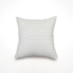 Housse de coussin décorative vert <span class=keywords><strong>sauge</strong></span> à rayures, imprimée, avec fermeture éclair, pour la maison, vente en gros - Product Image 4