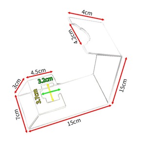 Bán buôn Acrylic tóc ép tóc vẻ đẹp thời trang Đồ chơi lưu trữ giá Acrylic hiển thị đứng cho vẻ đẹp cung cấp cửa hàng - Product Image 6