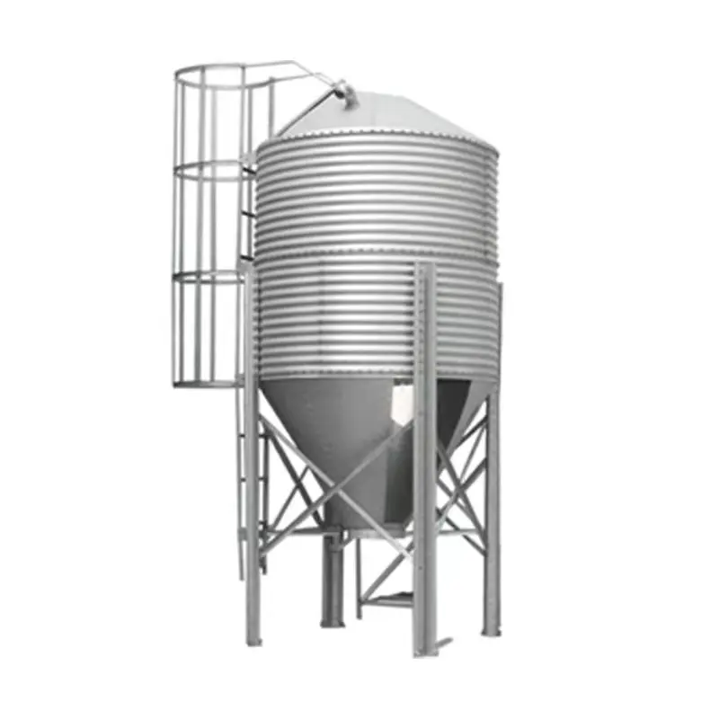 農機具溶融亜鉛メッキ材料タワー1〜30トンの自動給餌、育種、養豚貯蔵飼料タワー