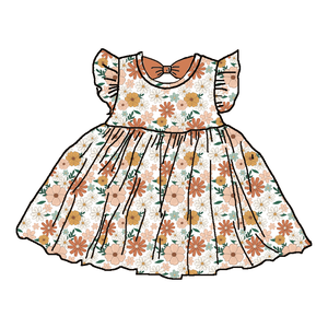 Nuevo Estilo de Vestido de Verano para Niña, de Manga Corta, con Lazo de Bruja Mágica Rosa de Seda de Leche, Sin Pedido Mínimo - Product Image 4