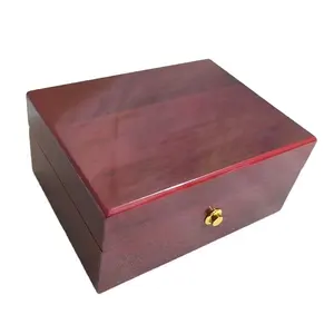 Модная Роскошная большая Одиночная деревянная коробка для часов лакированная из лучших мужчин и женщин индивидуальный логотип подарок для хранения пара дисплей