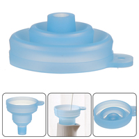 Entonnoir pliable en silicone pour cuisine, accessoires de cuisson, durable, de qualité alimentaire, options multi-tailles