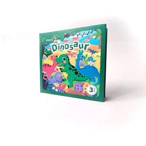 Livres d'autocollants magnétiques pour enfants <span class=keywords><strong>livre</strong></span> d'apprentissage de <span class=keywords><strong>dinosaure</strong></span> <span class=keywords><strong>livre</strong></span> d'écoute personnalisé pour bébé 3-6 ans jeu d'intelligence de jouet pour bébé - Product Image 6