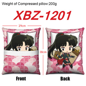 Almohada de <span class=keywords><strong>Peluche</strong></span> de <span class=keywords><strong>Inuyasha</strong></span>, Cojín de Sofá con Diseño Animado Bidimensional - Product Image 5