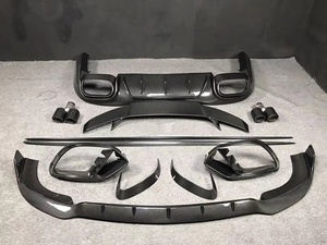 Ajustement parfait en Fiber de carbone avant lèvre arrière diffuseur pare-chocs évent pour mercedes-benz <span class=keywords><strong>Amg</strong></span> Gt50 Gt53 Gt63 - Product Image 3