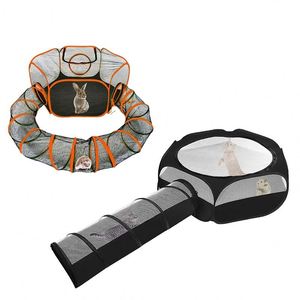Tunnel et tente pour chat, prix de gros usine BSCI, ensemble cube intérieur/extérieur avec sac de transport - Product Image 6