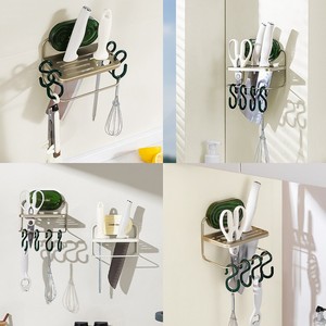 New Desgin Đa Chức Năng Tiết Kiệm Không Gian Nhà Bếp Dao Chủ Treo Tường Đồ Dùng Lưu Trữ Giá Với Nhiều Móc - Product Image 6