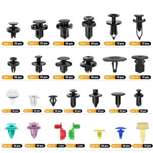 935件汽车推固定夹和汽车紧固件分类尼龙保险杠铆钉 - Product Image 2