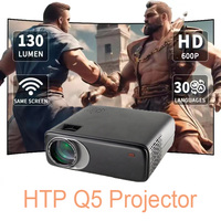 Offre Spéciale Q5 LCD 4K Mini projecteur 200 pouces Home cinéma Full HD vidéo sans fil jeu affaires LED projecteurs LCD