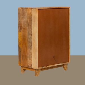 Mueble de Almacenamiento de Madera de Mango Antigua de la Mejor Calidad, con Marco de Hierro Vintage y Múltiples Cajones, para Sala de Estar - Product Image 4